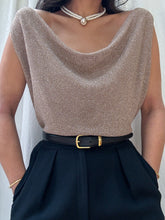 Load image into Gallery viewer, Vintage 90’s Shimmer Tank Top Made in USA (L-XL)
