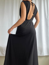 Load image into Gallery viewer, Grecian Goddess of Night Maxi Dress- Made in USA (XS-M)
