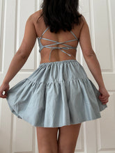 Load image into Gallery viewer, Handmade by Bella Rosalia Matching Pewter Blue Adjustable Top (XS-M)
