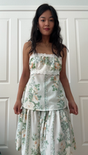 Load image into Gallery viewer, Floral Lace Trim Matching Tank Top Handmade by Bella Rosalia (XS-L)
