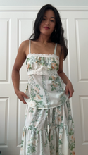 Load image into Gallery viewer, Floral Lace Trim Matching Tank Top Handmade by Bella Rosalia (XS-L)
