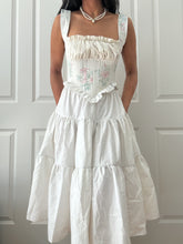 Load image into Gallery viewer, Incredible 3 Tier Flowing Ivory Skirt Handmade by Bella Rosalia (XS-XL)
