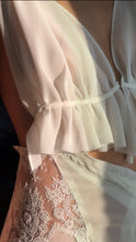 Load image into Gallery viewer, Handmade by Bella Rosalia Ivory Sheer Chiffon Fairy Slip Dress (XS-S)
