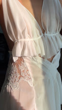 Load image into Gallery viewer, Handmade by Bella Rosalia Ivory Sheer Chiffon Fairy Slip Dress (XS-S)
