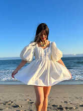 Load image into Gallery viewer, Angelic Puff Sleeve Babydoll Dress Handmade by Bella Rosalia (XS-S)
