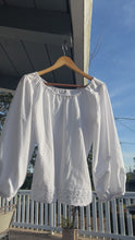 Load and play video in Gallery viewer, 100% Cotton Blouse Handmade by Bella Rosalia (XS-M)
