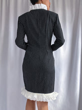 Load image into Gallery viewer, Reimagined 90’s Vintage Ruffle Dress by Bella Rosalia (XS-M) Made in USA
