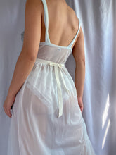 Load image into Gallery viewer, 1970’s Vintage Baby Blue Sheer Nightgown (XS-M)
