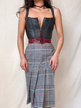 Load image into Gallery viewer, Vintage 1980’s European Made 2-Piece Matching Top &amp; Skirt Set (XS-M)
