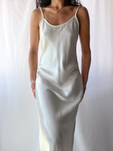 Load image into Gallery viewer, 1990’s Ivory Cream Bias Cut Satin Slip Dress (M/L)
