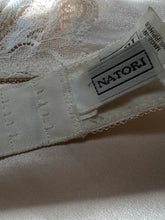 Load image into Gallery viewer, Vintage Cream Satin Lace Underwire Bra by Natori (34C, 36B, 32D)
