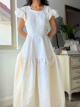 Load image into Gallery viewer, Handmade by Tia- Ivory Full Length Tiered 1950&#39;s-Inspired Princess Gown (XS-S)
