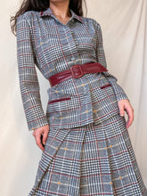 Load image into Gallery viewer, Vintage 1980’s European Made 2-Piece Matching Top &amp; Skirt Set (XS-M)
