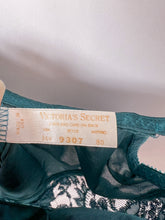 Load image into Gallery viewer, 1970’s Gold Label Victoria’s Secret Teal Lace Bodysuit
