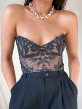 Load image into Gallery viewer, Victoria’s Secret Dream Angels Mesh &amp; Lace Bustier (M/L)
