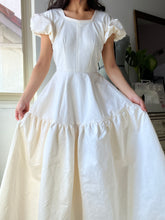 Load image into Gallery viewer, Handmade by Tia- Ivory Full Length Tiered 1950&#39;s-Inspired Princess Gown (XS-S)
