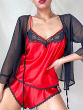 Load image into Gallery viewer, Designer Valentino Intimo 1980’s Satin Lingerie Set (XS-L)
